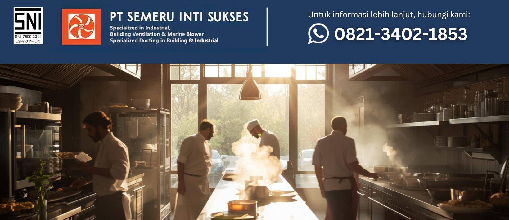 Sirkulasi Udara Dapur yang Terlihat Baik Tapi Tidak Bekerja Optimal