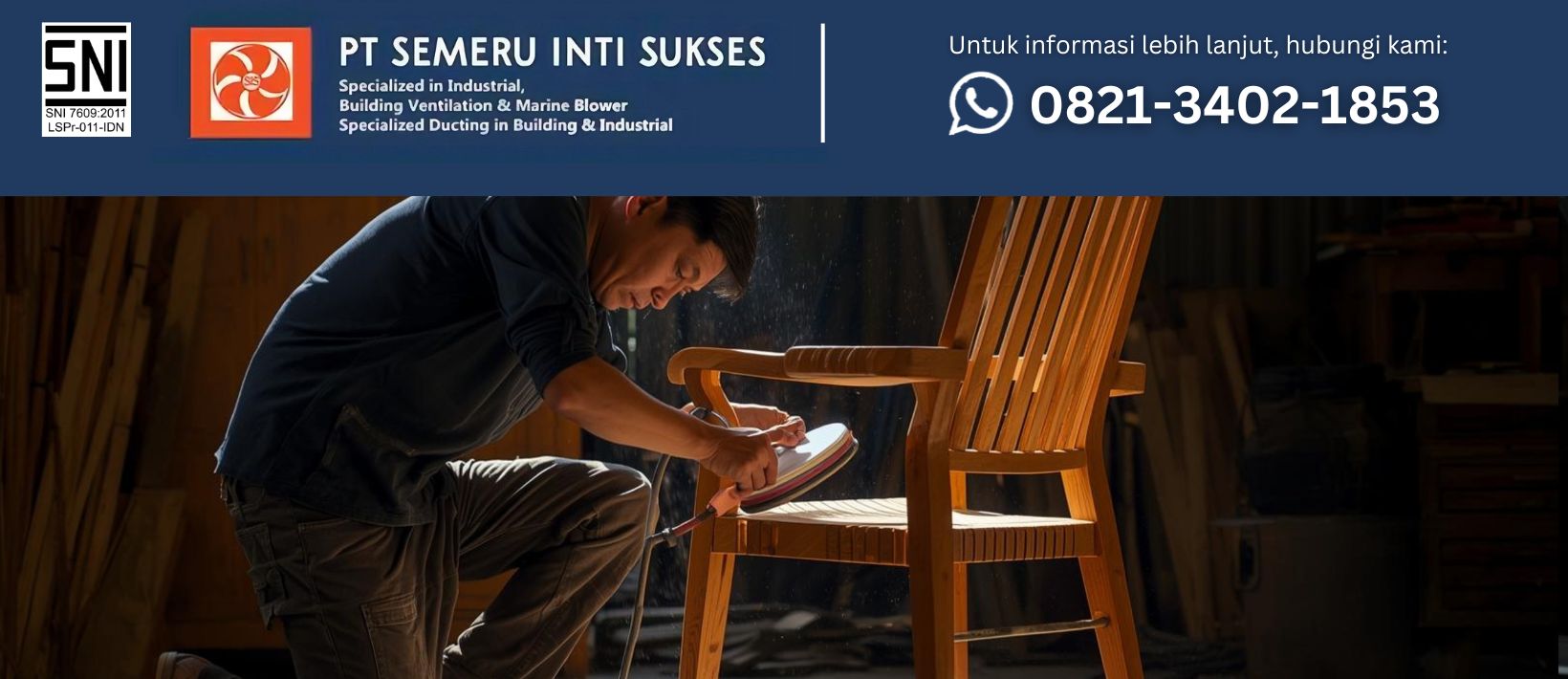 Ventilasi untuk Industri Kayu dan Furniture